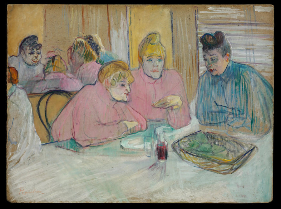These Ladies in the Refectory - Henri de Toulouse-Lautrec