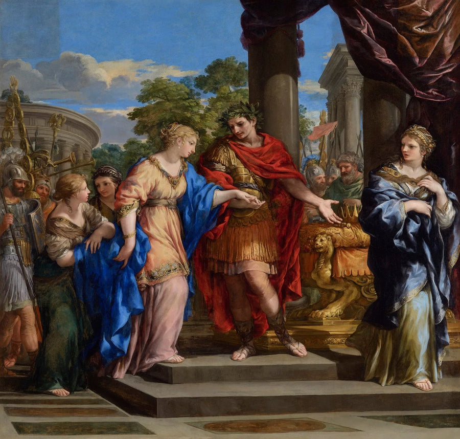 Caesar Restores Cleopatra to the Throne of Egypt - Pietro da Cortona