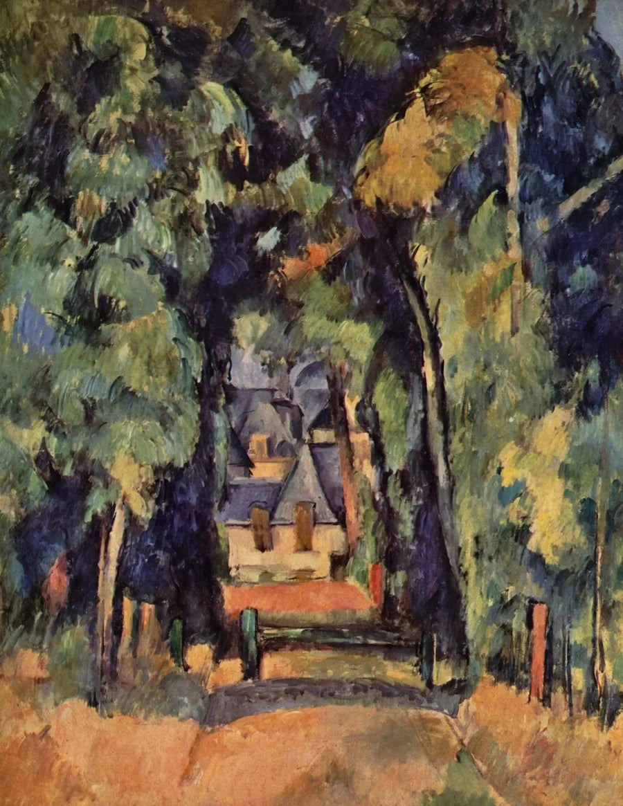 The Path at Chantilly - Paul Cézanne