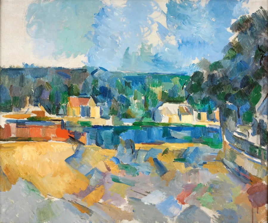 By the Riverbank - Paul Cézanne