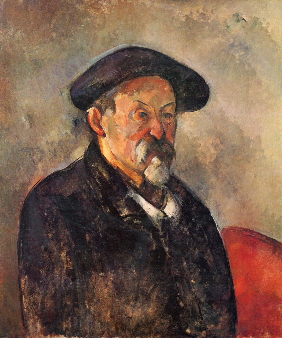 Portrait of the Artist with a Beret - Paul Cézanne