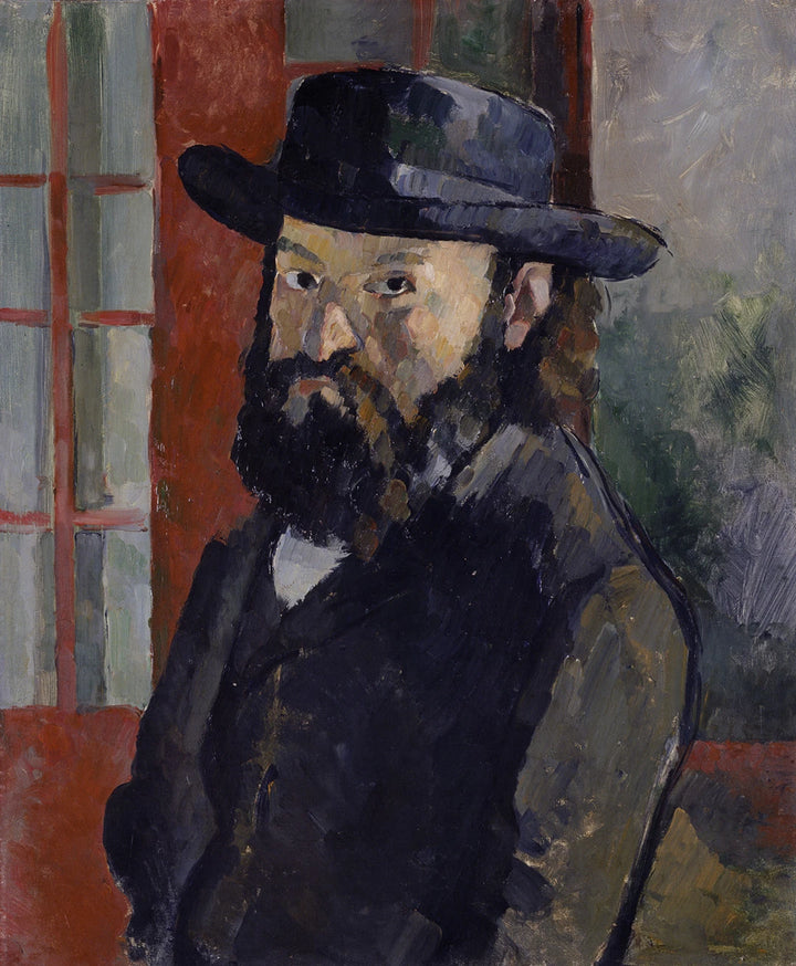 Portrait of the artist with the wide-brimmed hat, 1879 -1880 - Paul Cézanne