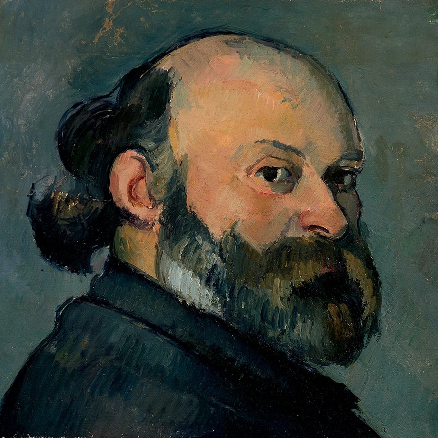 Portrait of the Artist Looking Over His Shoulder - Paul Cézanne
