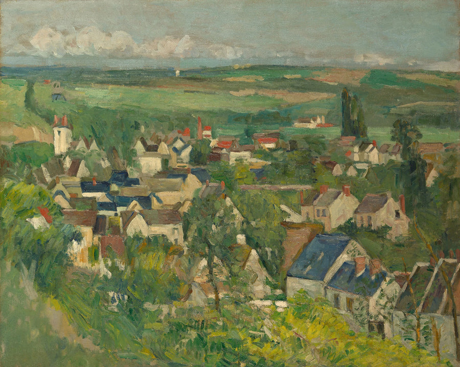 Panoramic View of Auvers-sur-Oise - Paul Cézanne