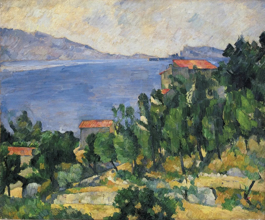 The Bay of l'Estaque seen from the east - Paul Cézanne