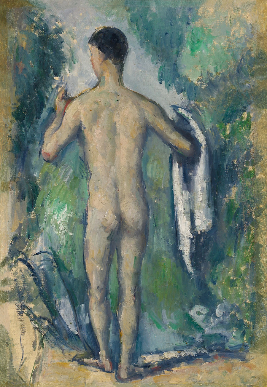 Standing Bather, Seen from Behind - Paul Cézanne