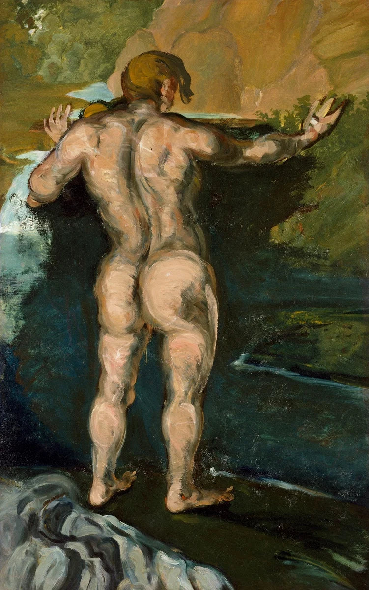 The Bather at the Rock - Paul Cézanne