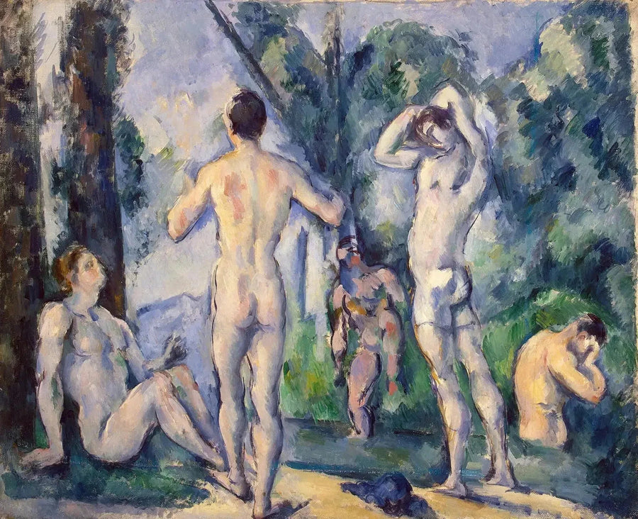 The Bathers Outdoors - Paul Cézanne