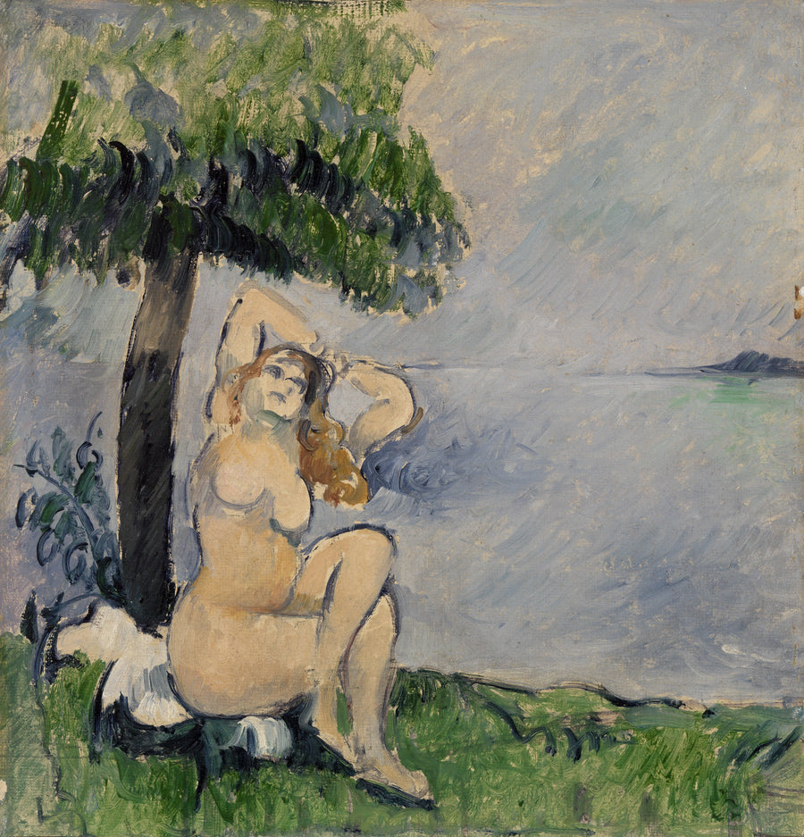 Bather by the Sea - Paul Cézanne