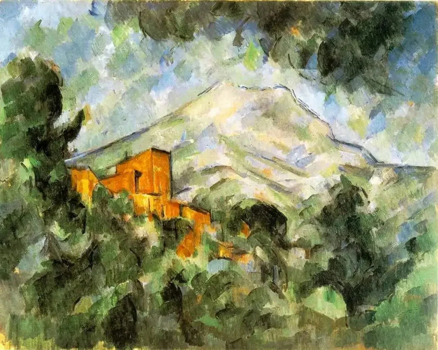 The Montagne Sainte-Victoire and Château Noir - Paul Cézanne