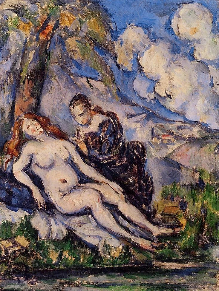 Bethsabée, or the Chaste Susanna - Paul Cézanne