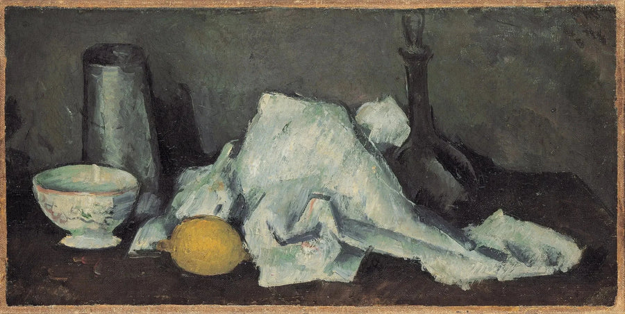 Milk Jug and Lemon, II - Paul Cézanne