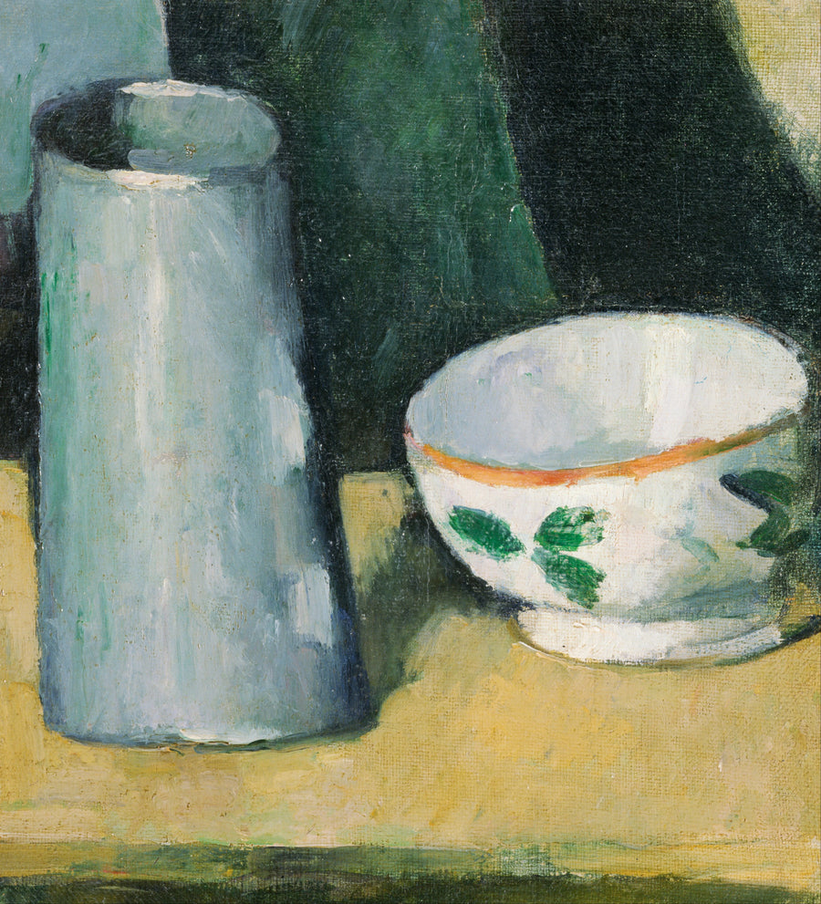 Bowl and Milk Can - Paul Cézanne