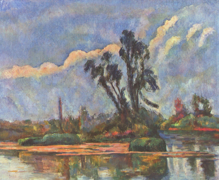 Banks of the Oise - Paul Cézanne