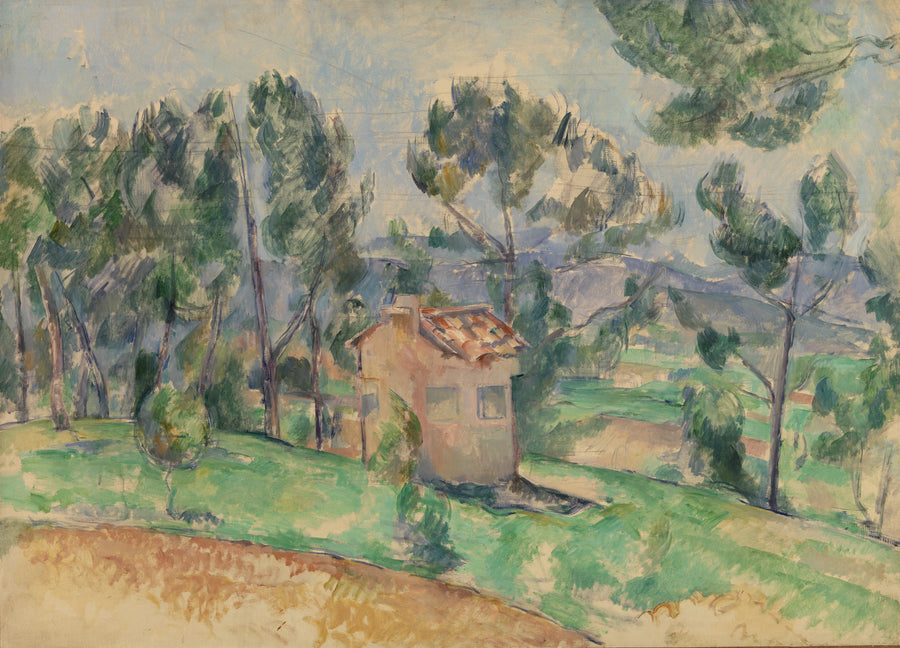 Hunting Cabin in Provence - Paul Cézanne