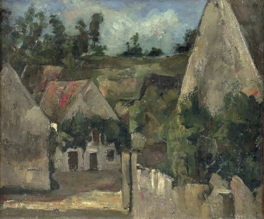 Crossroads of Rémy Street in Auvers-sur-Oise - Paul Cézanne