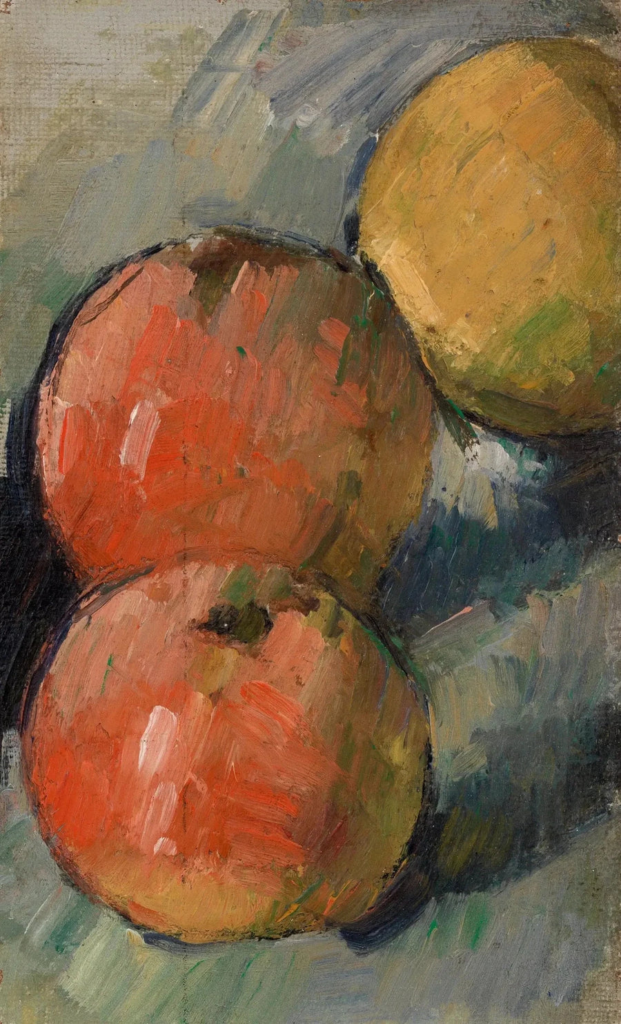 Two and a Half Apples - Paul Cézanne