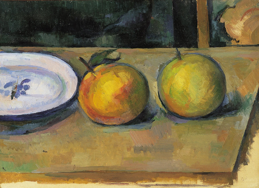 Two Apples on a Table - Paul Cézanne