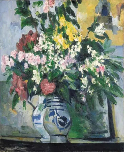 The Two Flower Vases - Paul Cézanne