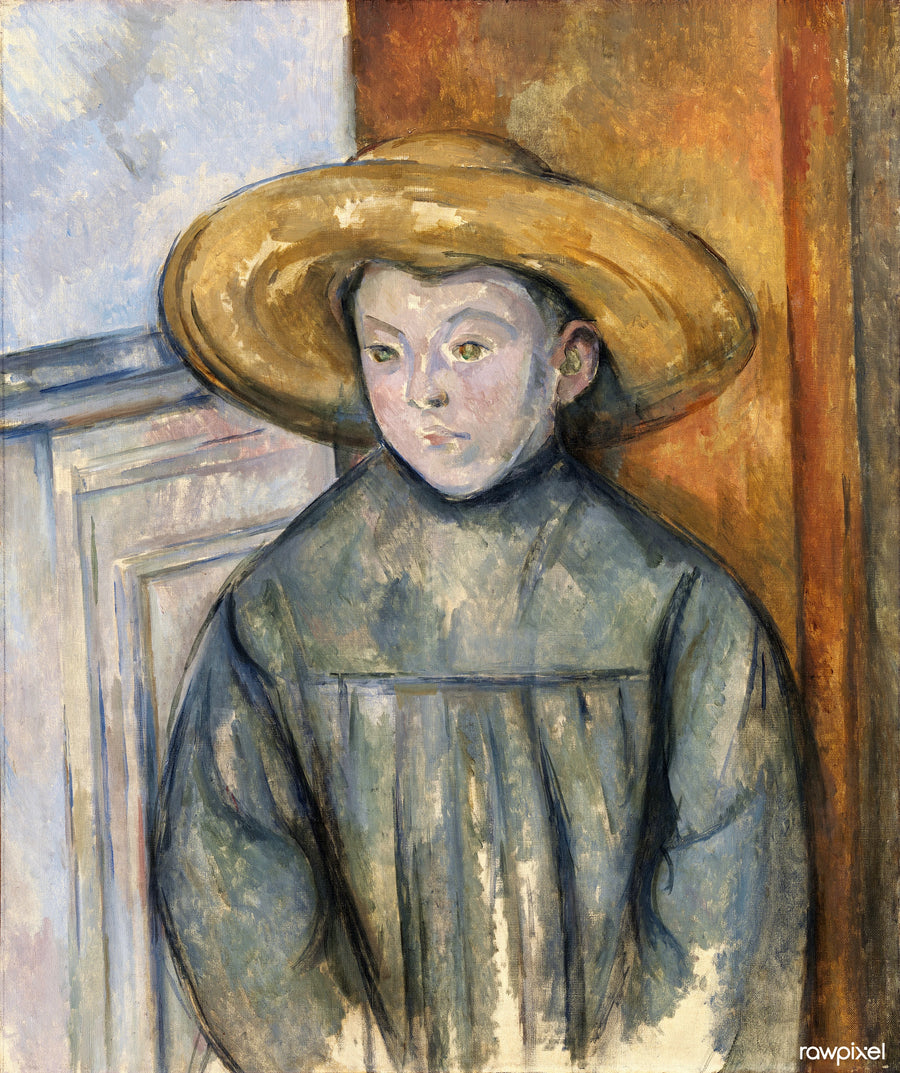 The Child with the Straw Hat - Paul Cézanne
