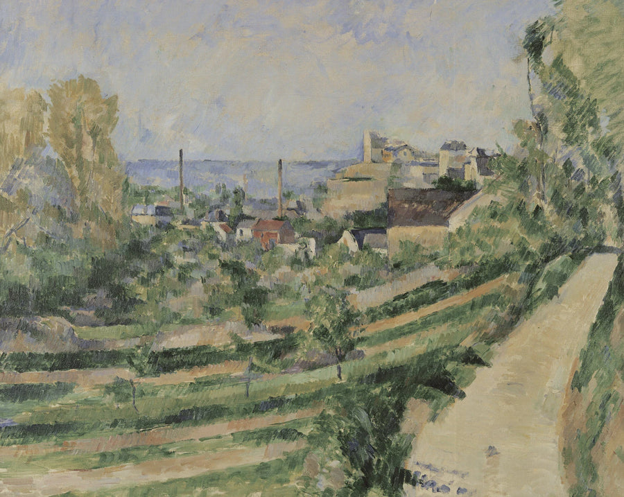 L'Estaque, the village and the sea - Paul Cézanne