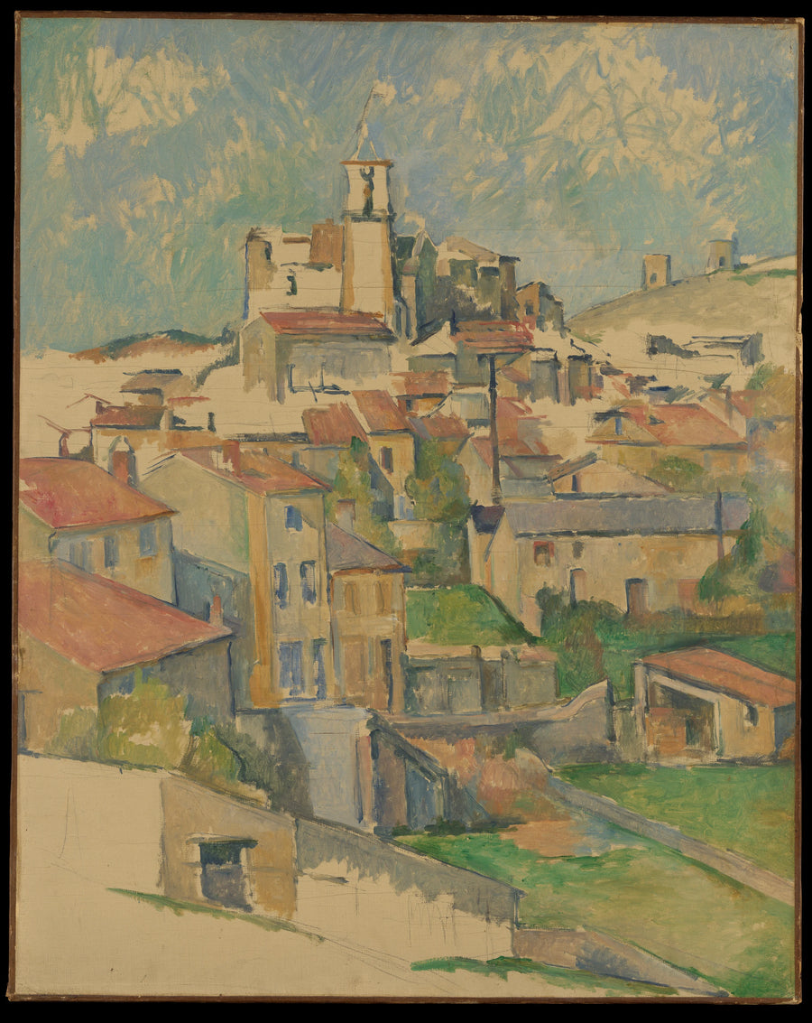 Gardanne (vertical view) - Paul Cézanne