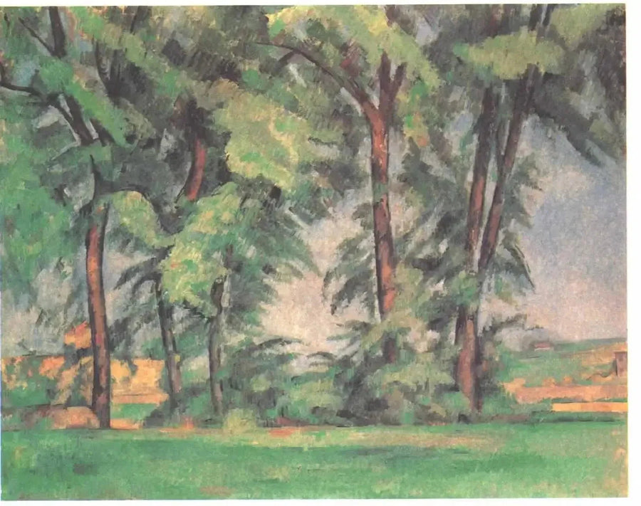 The Large Trees at Jas de Bouffan - Paul Cézanne