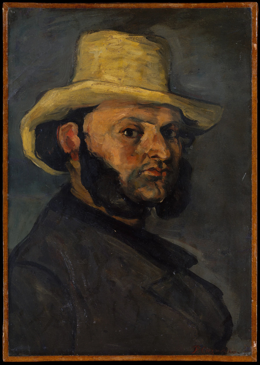 The Man with the Straw Hat - Paul Cézanne