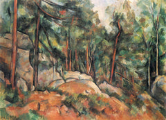 Forest interior, 1898 -1899 - Paul Cézanne