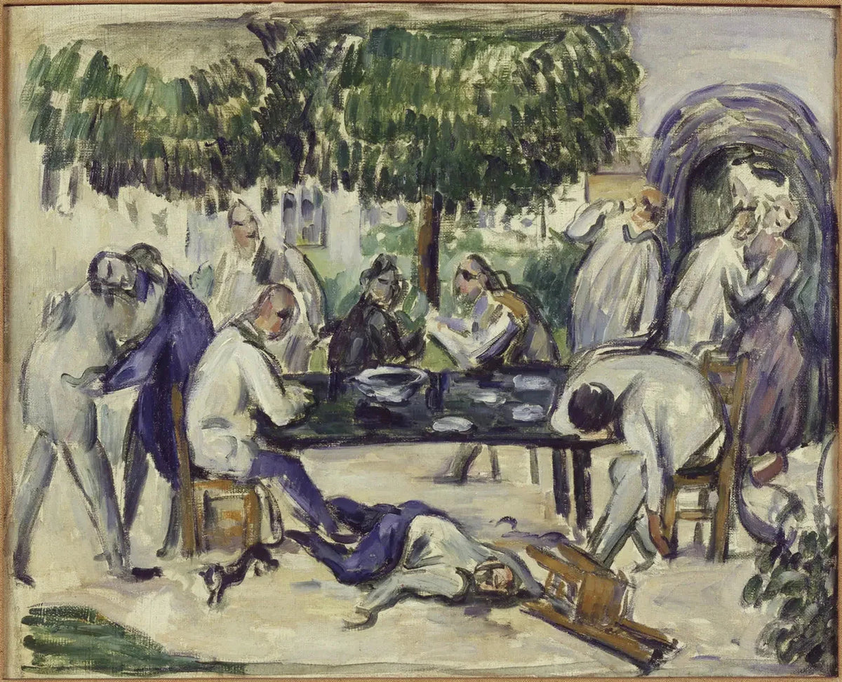 The Drunkards - Paul Cézanne