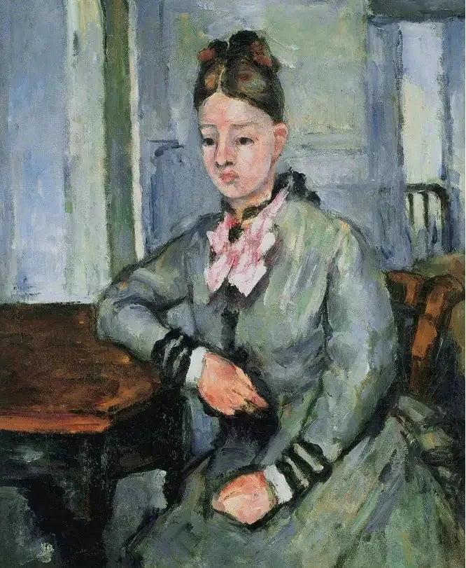 Madame Cézanne Leaning - Paul Cézanne
