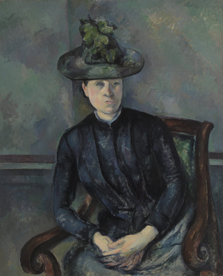 Madame Cézanne in the Green Hat - Paul Cézanne