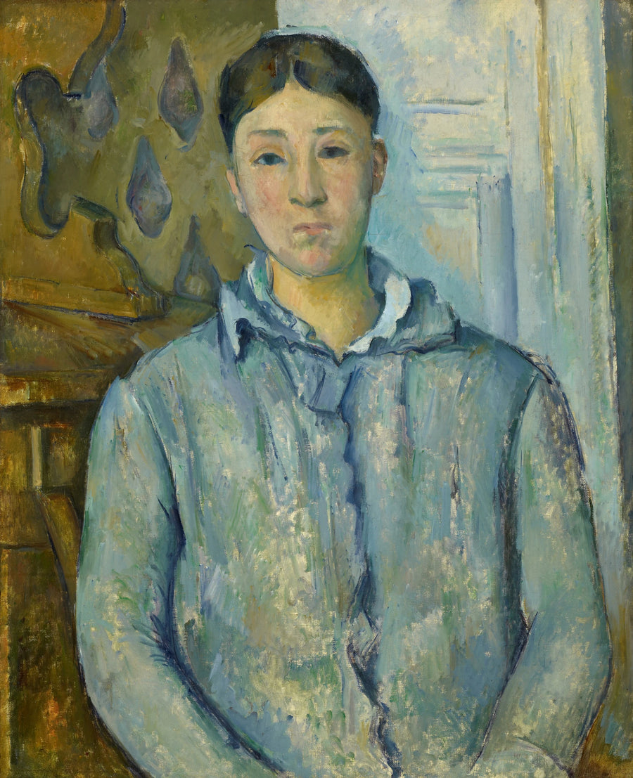 Madame Cézanne in Blue - Paul Cézanne