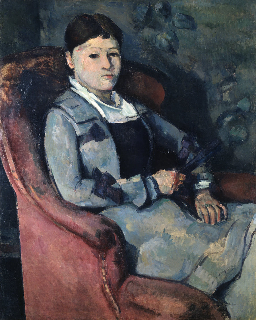 Mrs. Cézanne with a Fan - Paul Cézanne