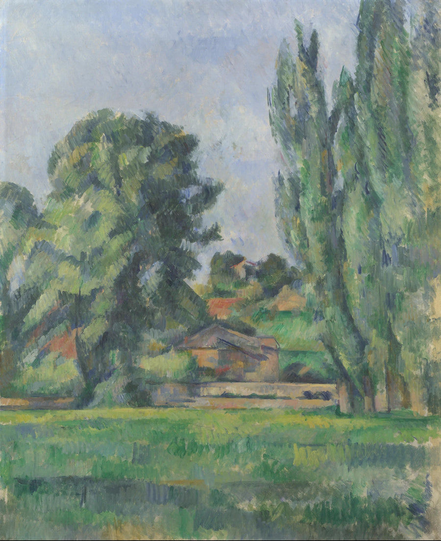 Landscape with Poplars - Paul Cézanne