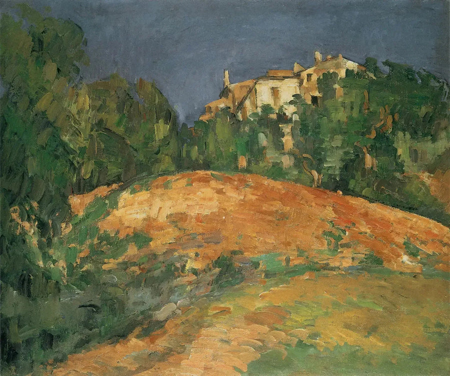The House on the Hill at Bellevue - Paul Cézanne