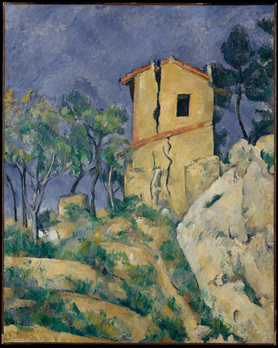 The Cracked House - Paul Cézanne