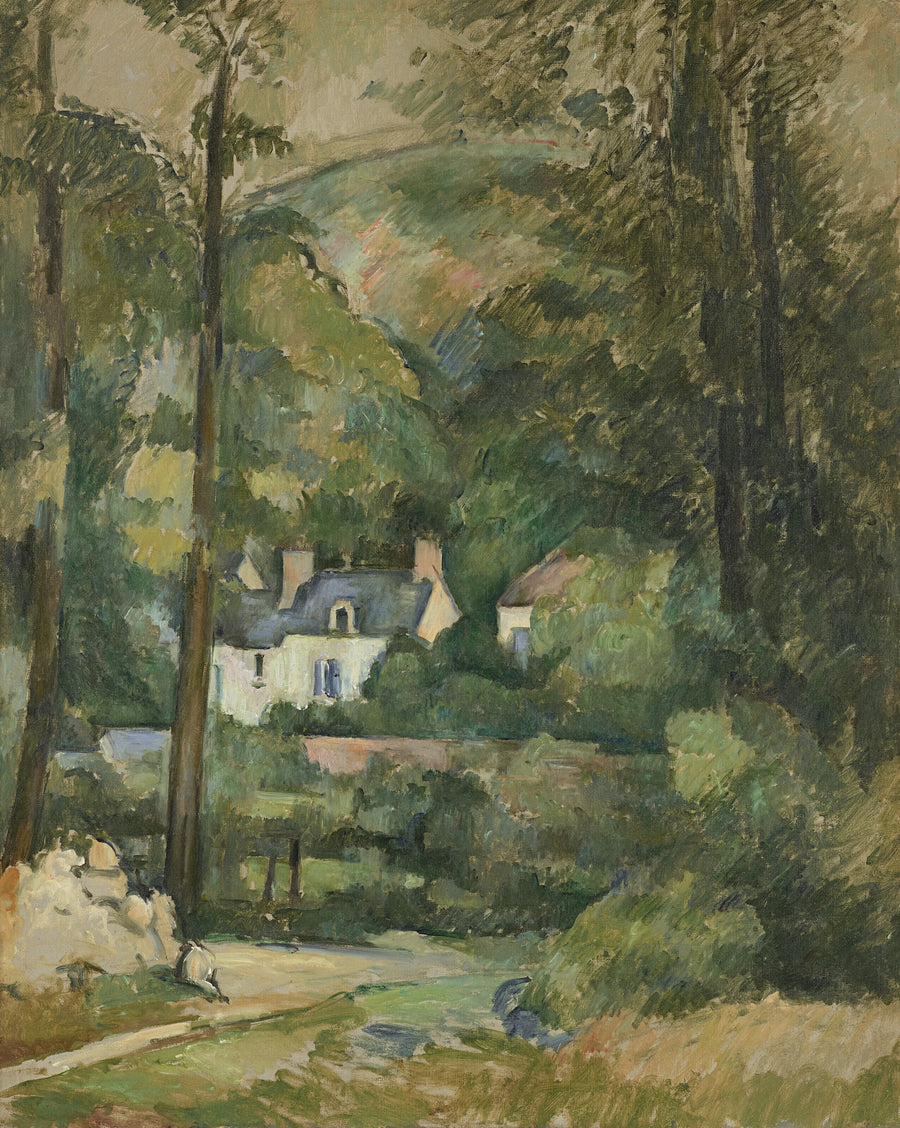 Houses at Chou, in Pontoise - Paul Cézanne
