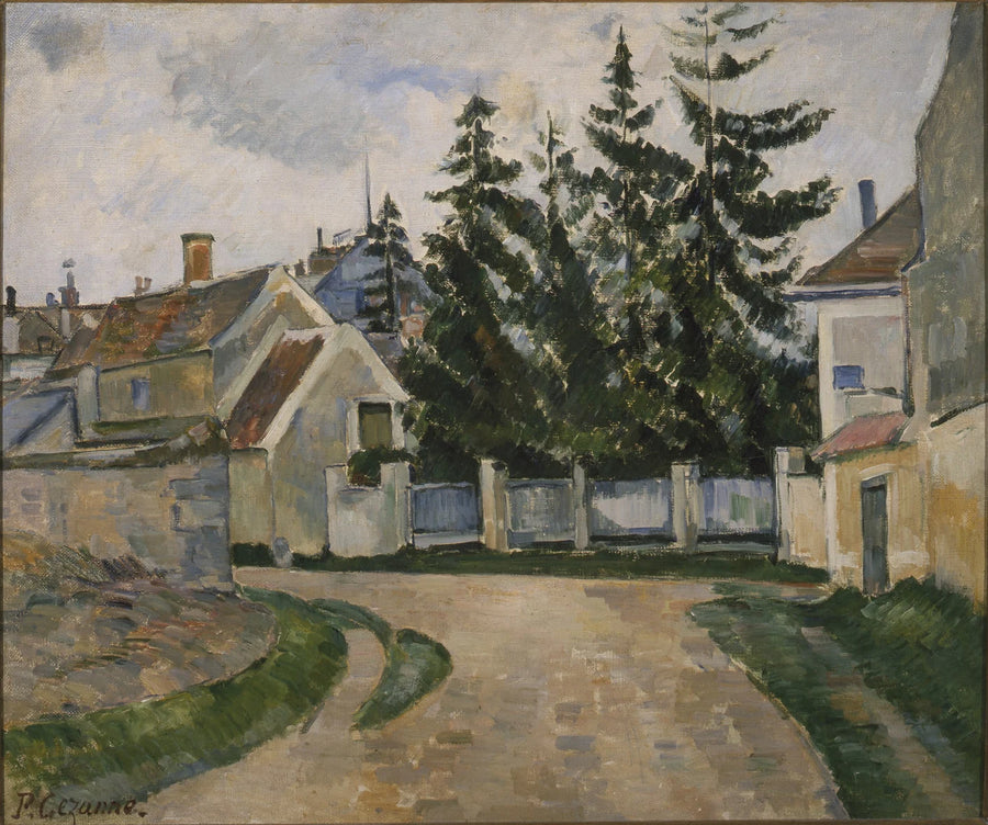 Houses and Pine Trees - Paul Cézanne