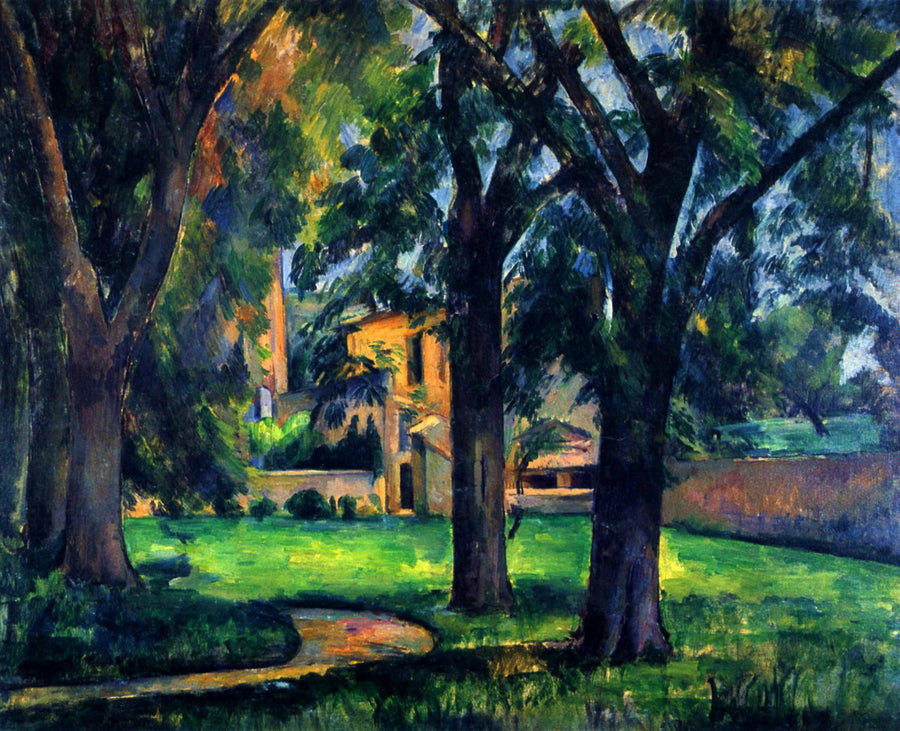 Chestnut Trees and Farm of Jas de Bouffan. - Paul Cézanne