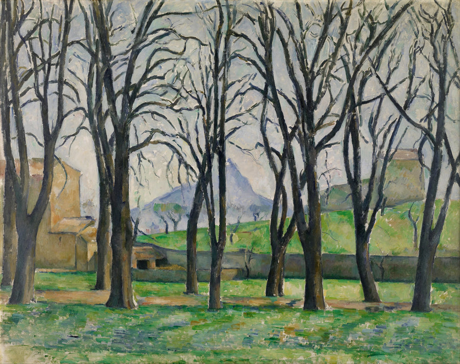 The Chestnut Trees of Jas de Bouffan in Winter - Paul Cézanne