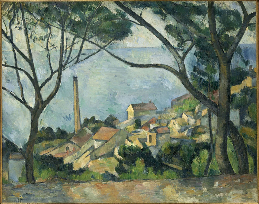 The Sea at L'Estaque - Paul Cézanne