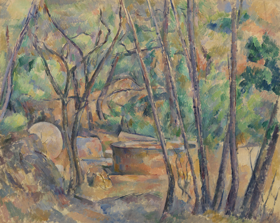 Mill and Water Tank in Underwood - Paul Cézanne