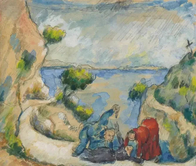 The Murder in the Ravine - Paul Cézanne