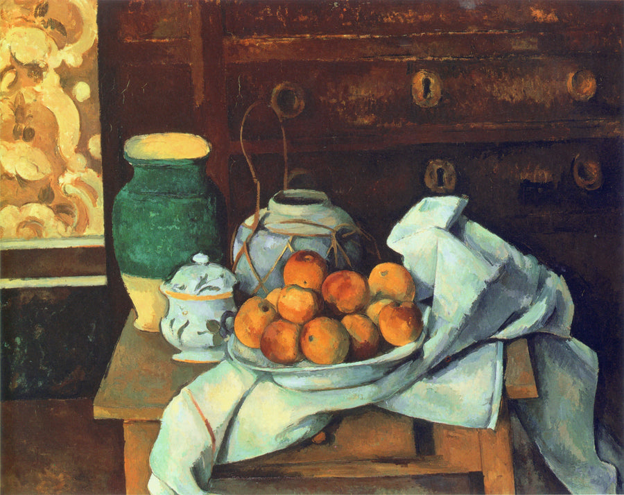 Still Life with Chest of Drawers - Paul Cézanne