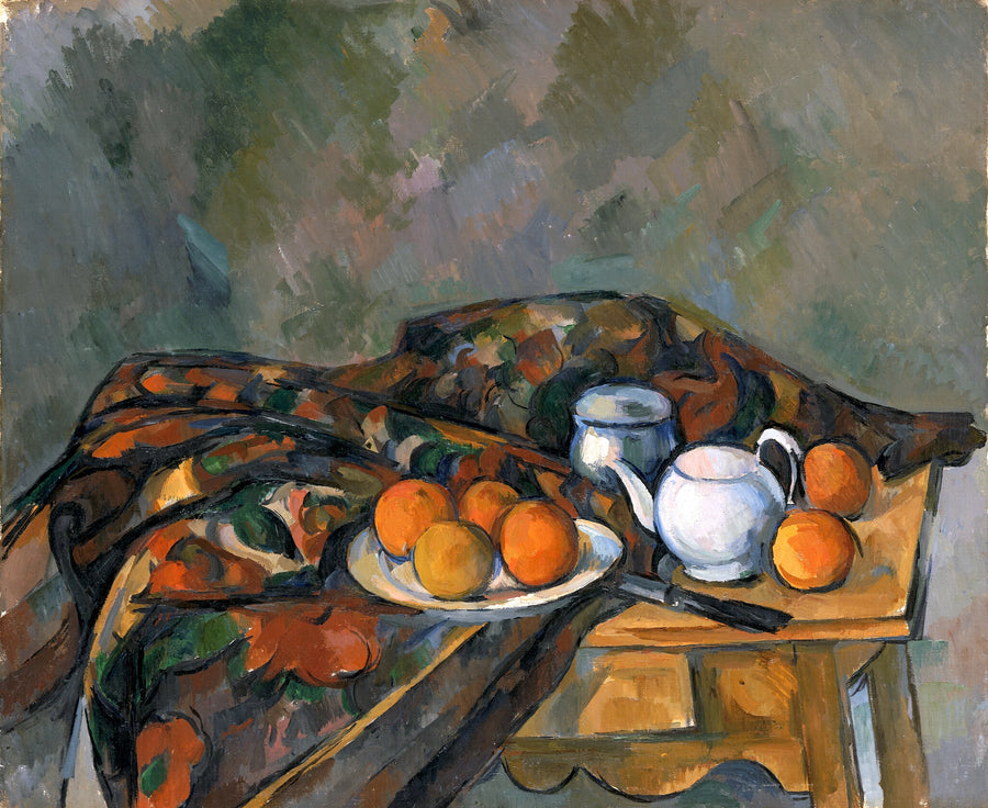 Still Life with Teapot - Paul Cézanne