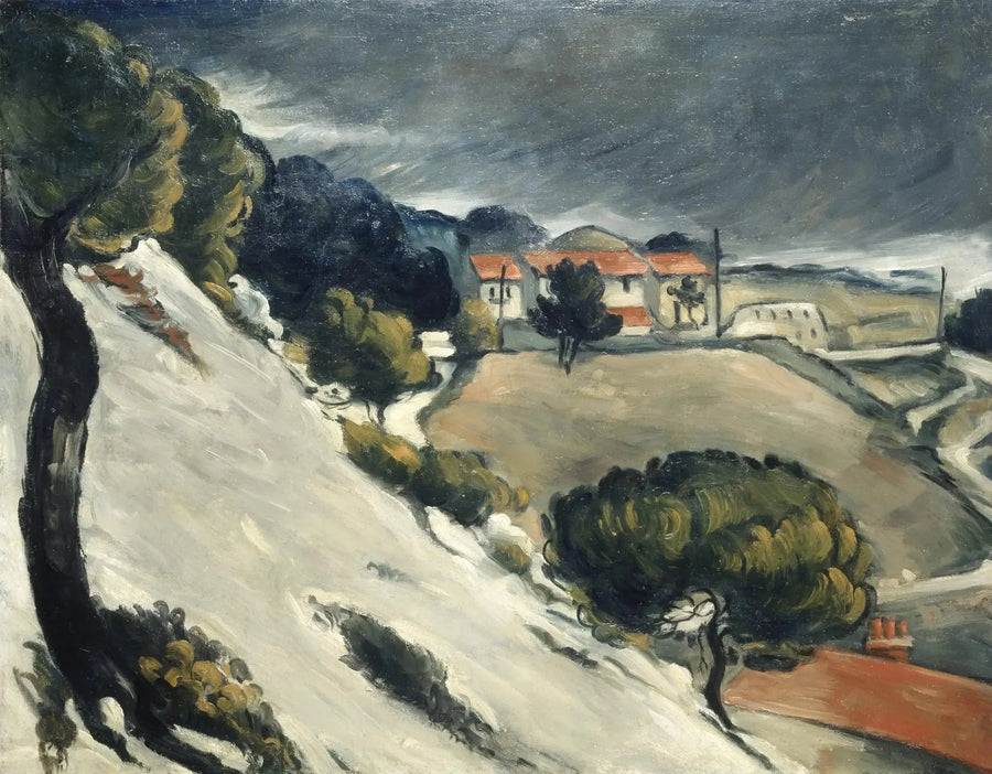The Melted Snow at L'Estaque - Paul Cézanne