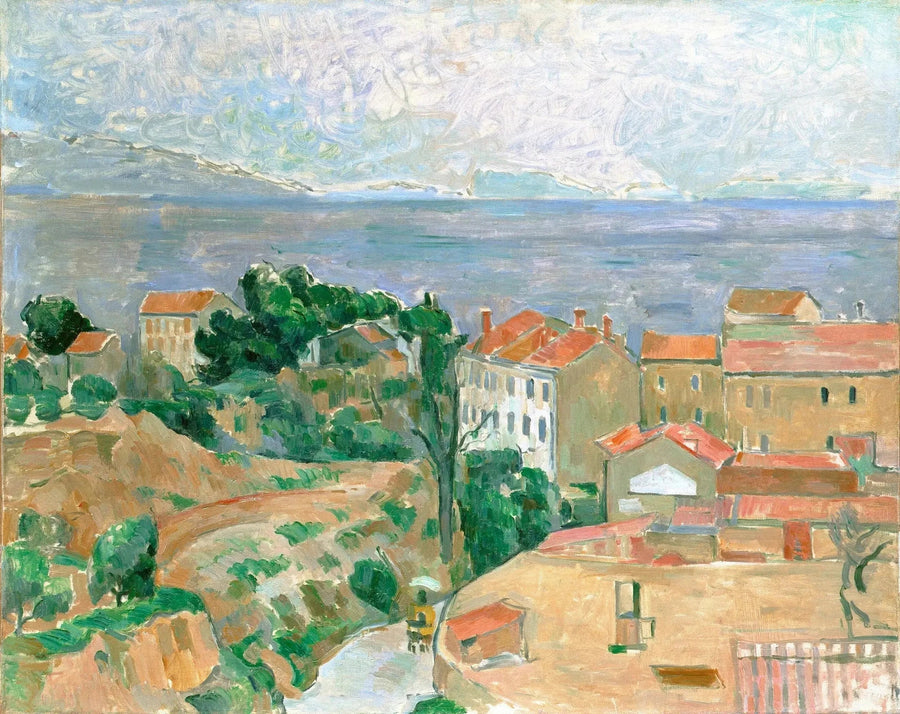View of l'Estaque - Paul Cézanne