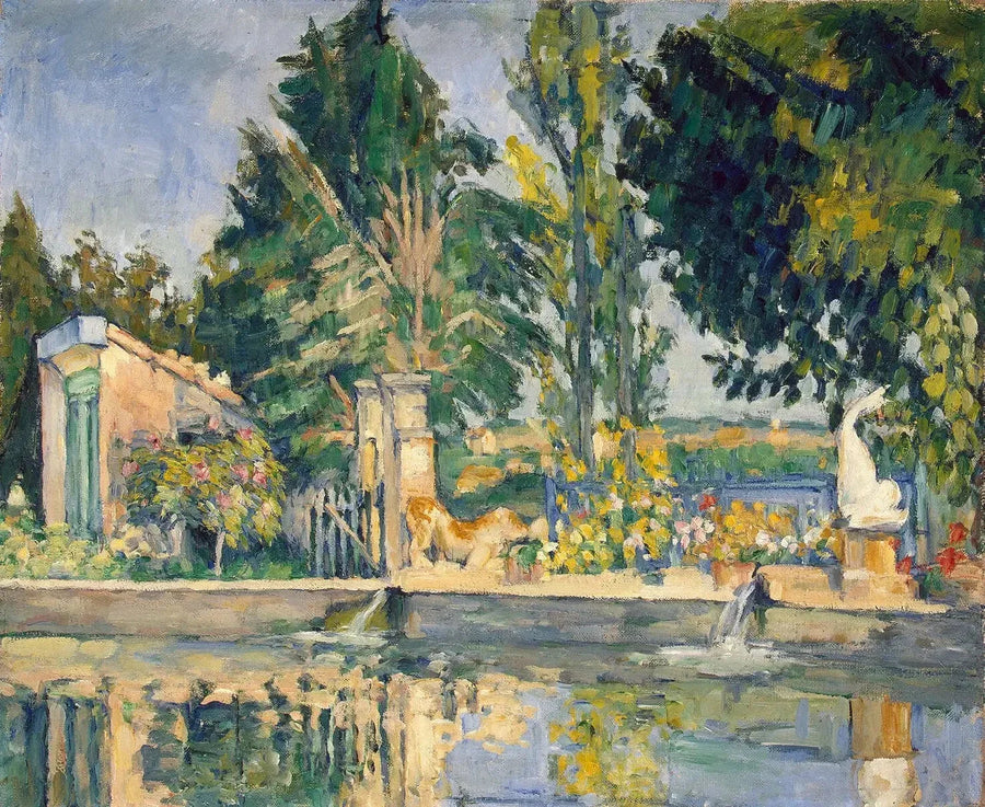 The Basin of Jas de Bouffan - Paul Cézanne