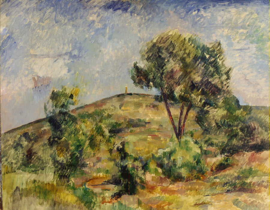 Landscape near Aix with the Tower of Caesar - Paul Cézanne